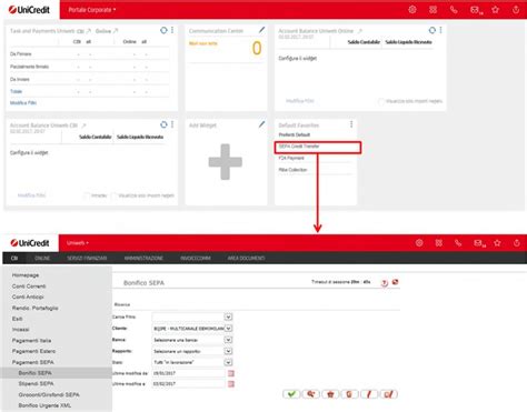 Portale Corporate UniCredit: internet banking per azienda.